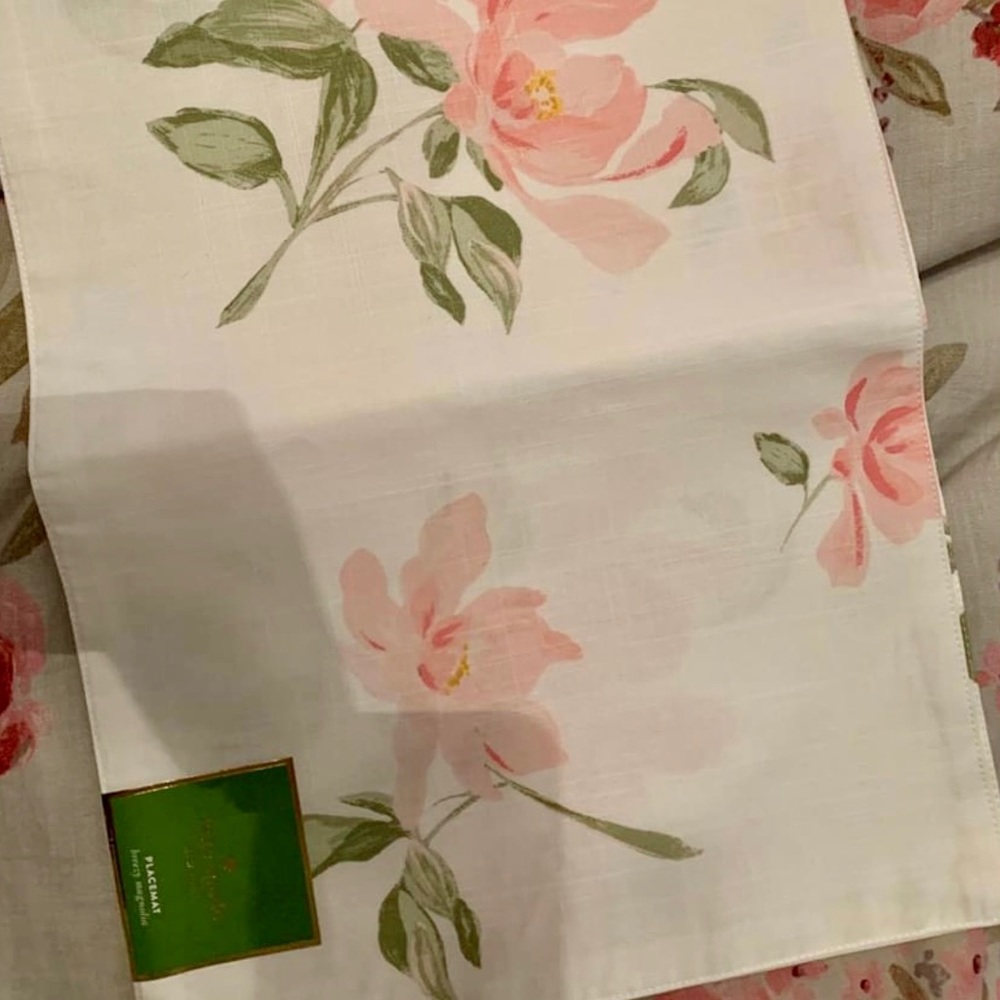 Set of 4 Kate Spade Breezy Magnolia Placemats